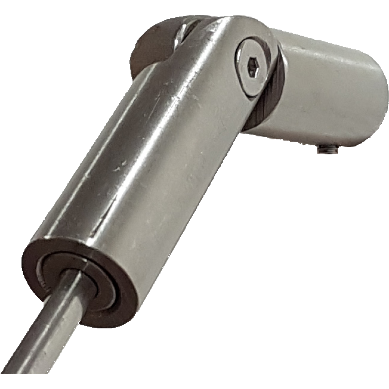 Duschvorhangstange Edelstahl 10 mm, U-Form von Burschberg für Duschen