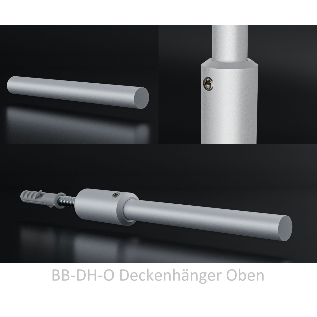 Duschvorhangstange Aluminium L-Form Messing-Optik für Komfortduschen