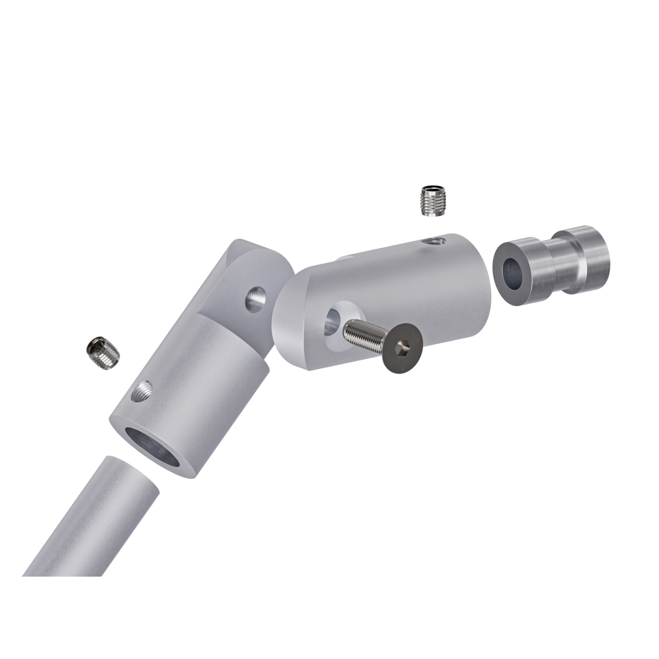 Oberteil Schwenkbares Lager Aluminium