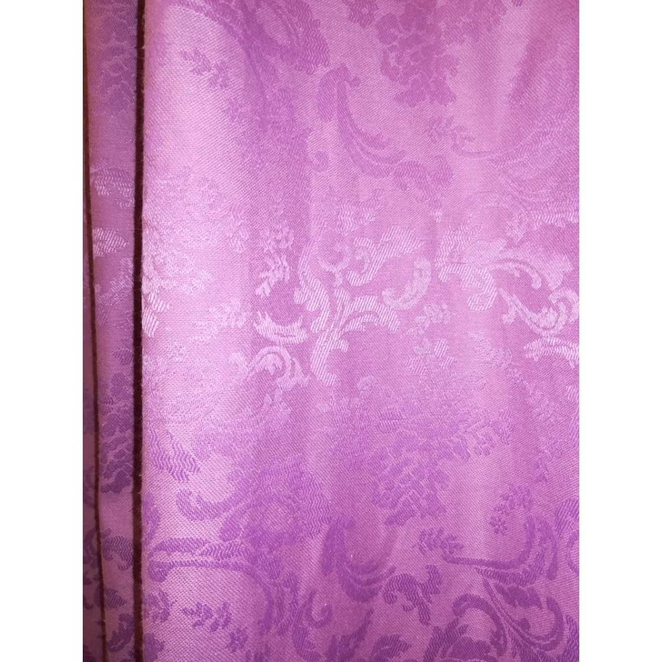 Duschvorhang Textil Baumwolle/Polyester, Barock Flieder