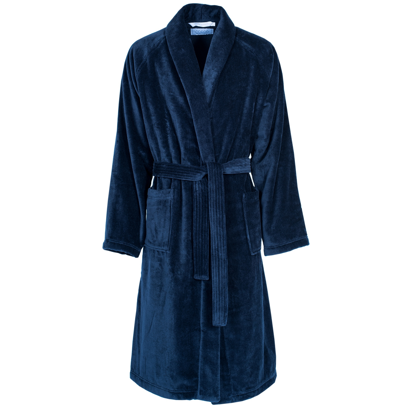 Bademantel Herren Torekov von Pelle Vävare in marineblau