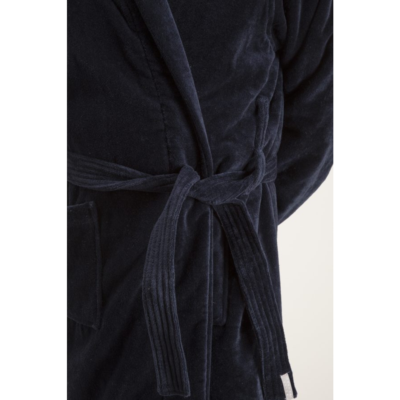 Bademantel Herren Torekov von Pelle Vävare in marineblau