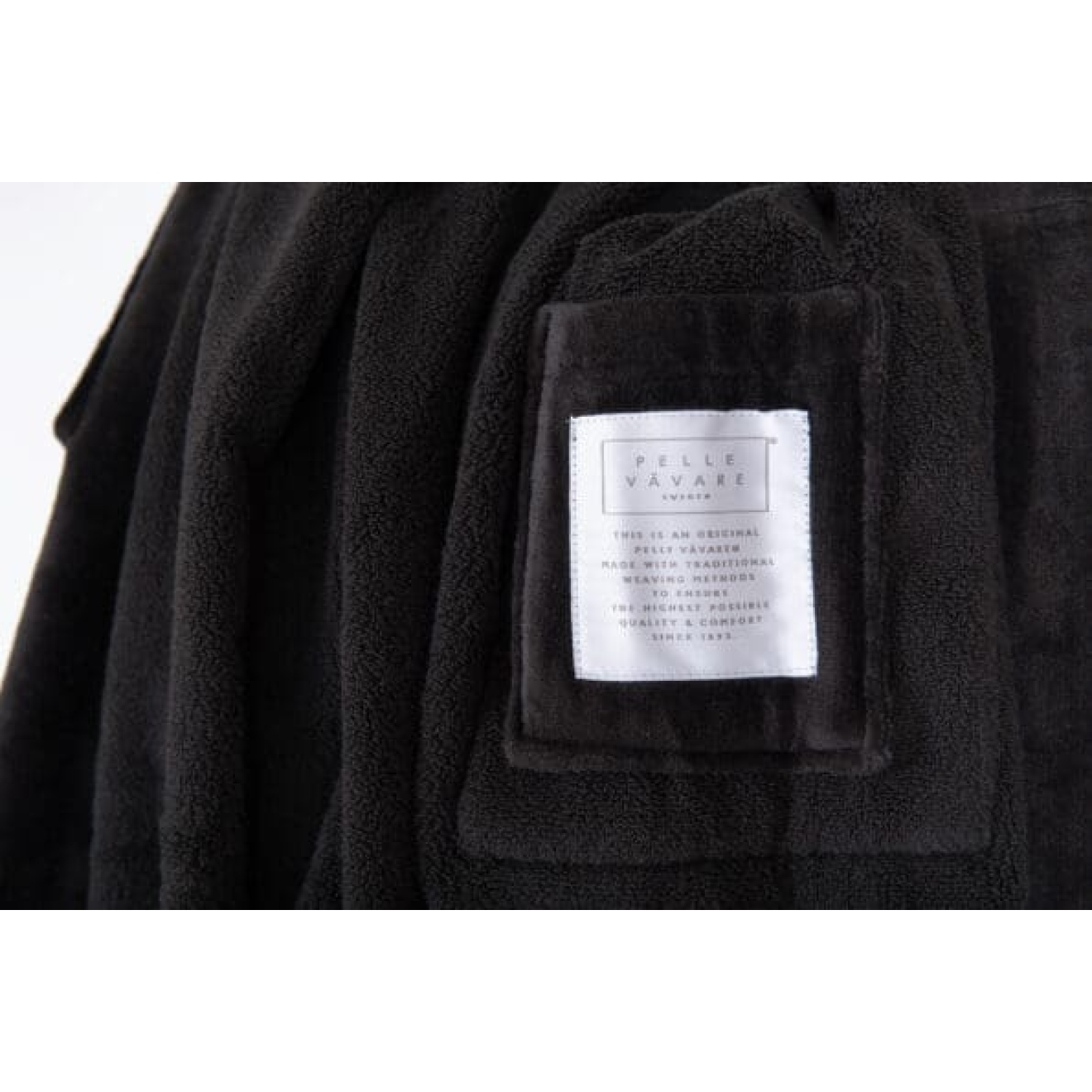 Bademantel Damen Pellevävare Velour grey