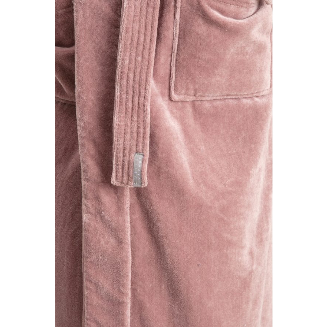 Bademantel Damen Torekov von Pelle Vävare in dusty pink extra lang
