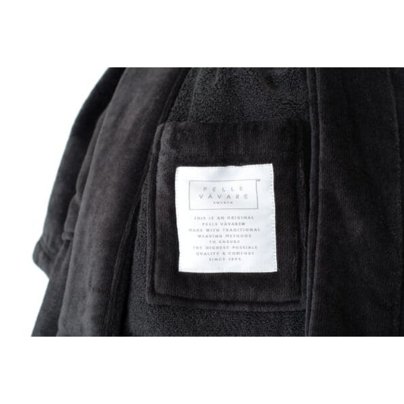 Bademantel Herren Torekov von Pelle Vävare in grey