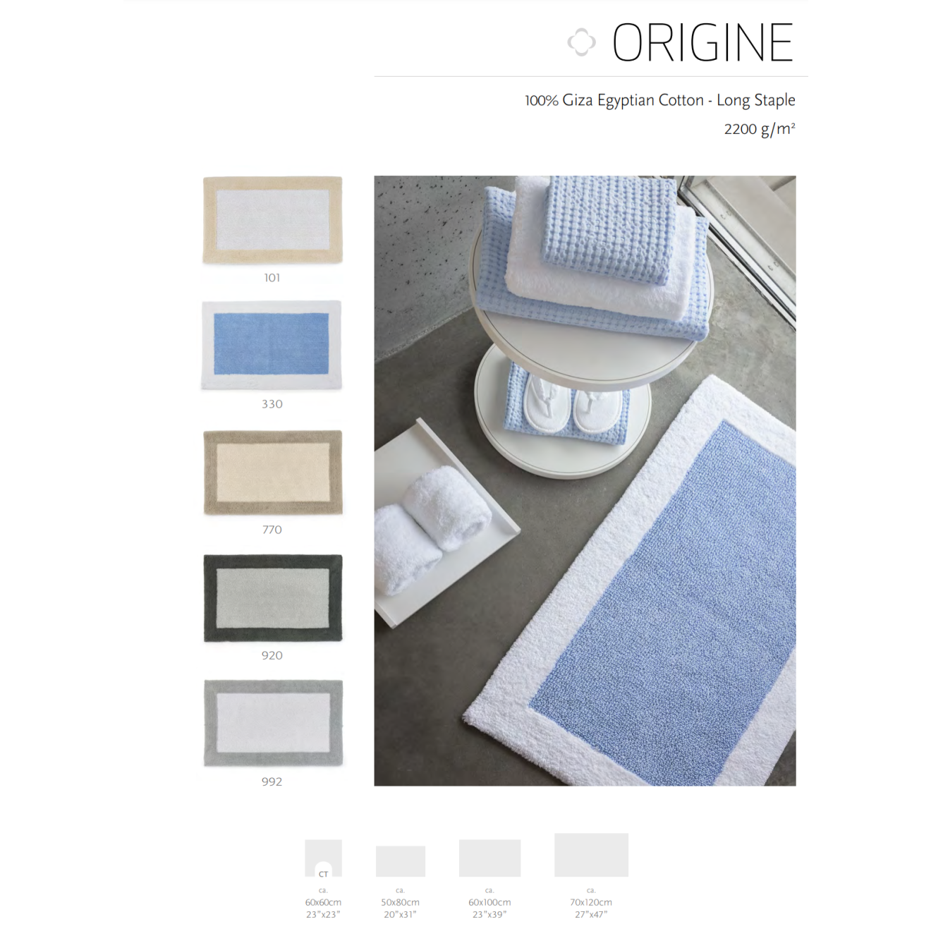 Badteppich "Origine" von Abyss Habidecor
