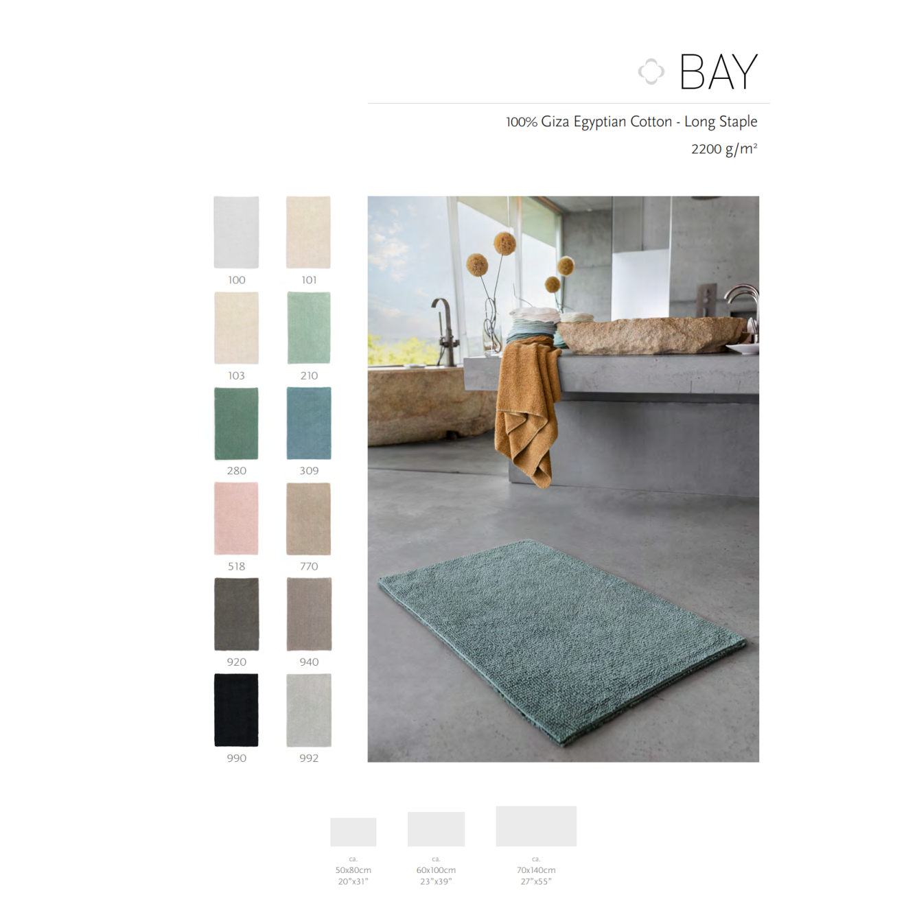 Badteppich "Bay" von Abyss Habidecor