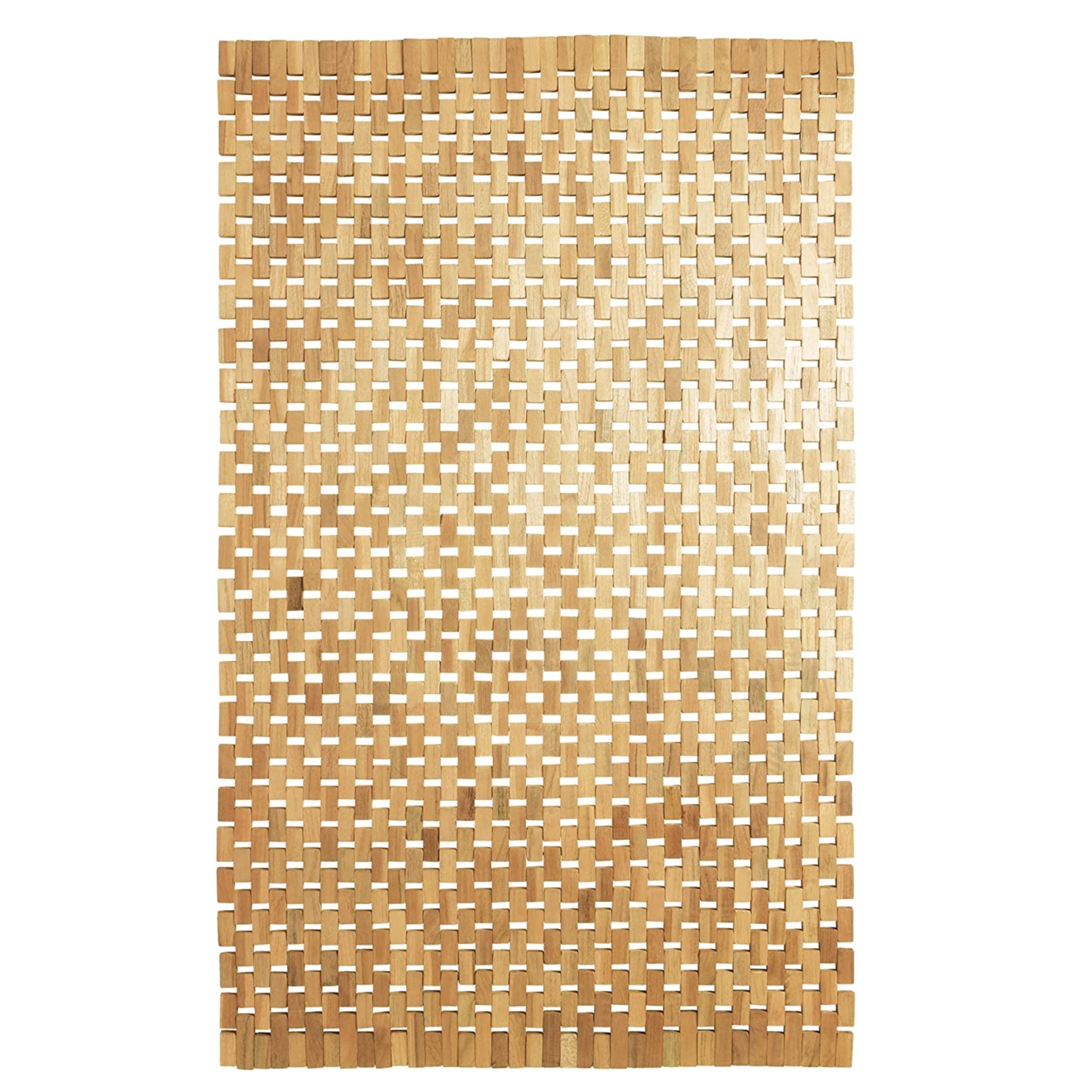 Teak Holz Badematte Light Brown