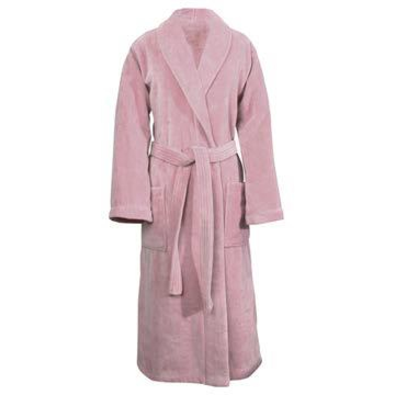 Bademantel Damen Torekov von Pelle Vävare in dusty pink extra lang