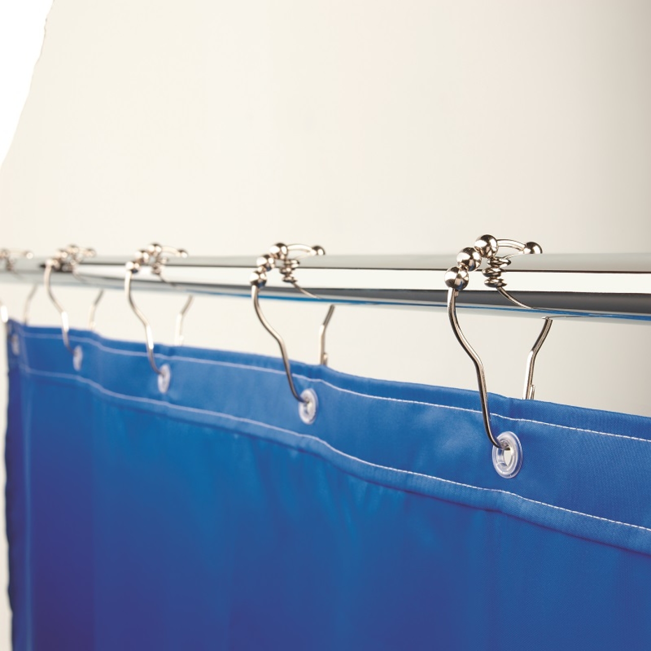 Duschvorhangringe Roller Hooks