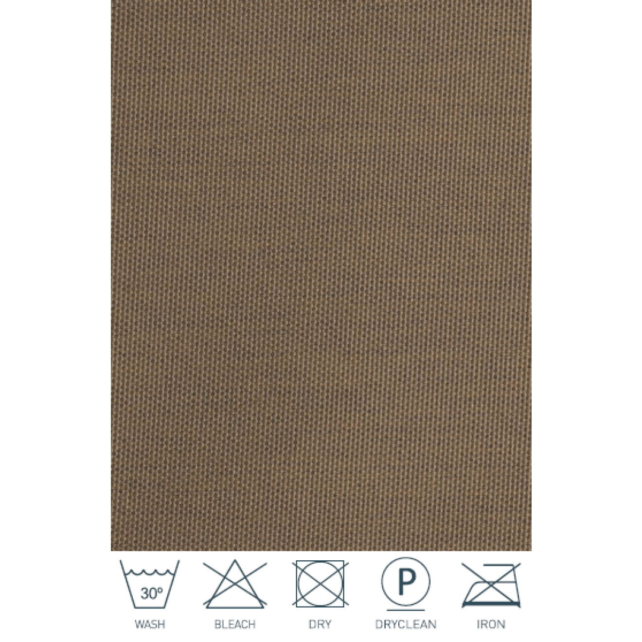 Schwerer Textil Duschvorhang Sunset aus 100% Polypropylen in Camel Maßanfertigung schwer entflammbar
