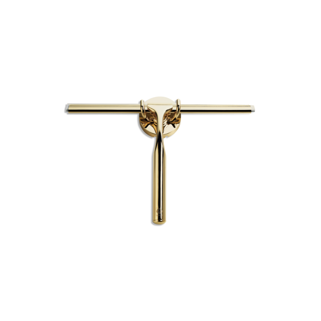 Duschabzieher Glaswischer mit Wandhalterung Decor Walther Quick-Gold