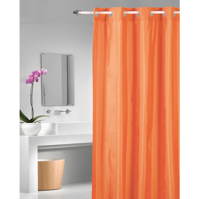 Duschvorhang Textil Lisa Naranja 180cmx200cm