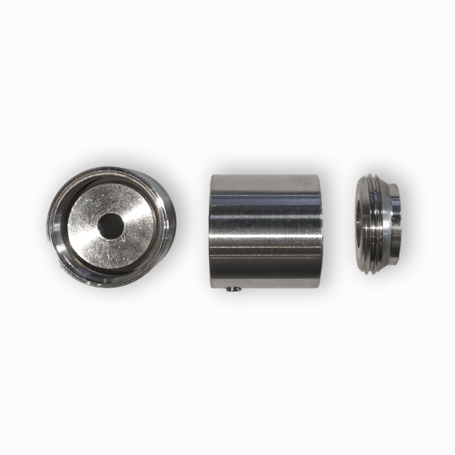 Duschvorhangstange Edelstahlrohr, gerade für Nischen mit 20 mm Durchmesser