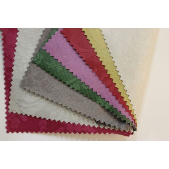 Duschvorhang Textil Baumwolle/Polyester, Barock Bordeauxrot