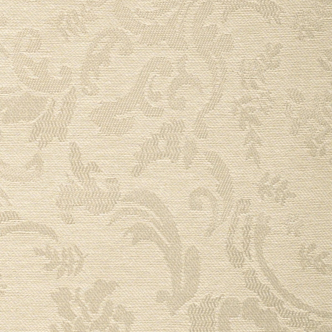Duschvorhangstoff Textil Baumwolle/Polyester, Barock Creme 1,5 breite Meterware