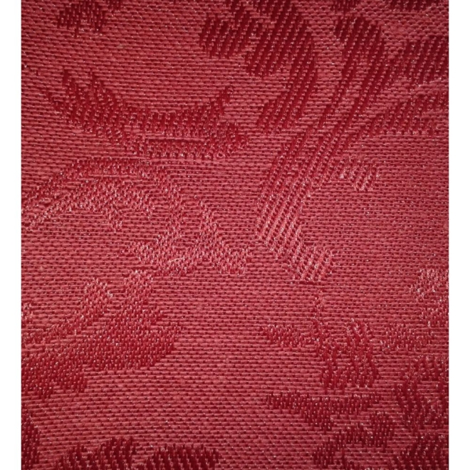 Duschvorhang Textil Baumwolle/Polyester, Barock Bordeauxrot