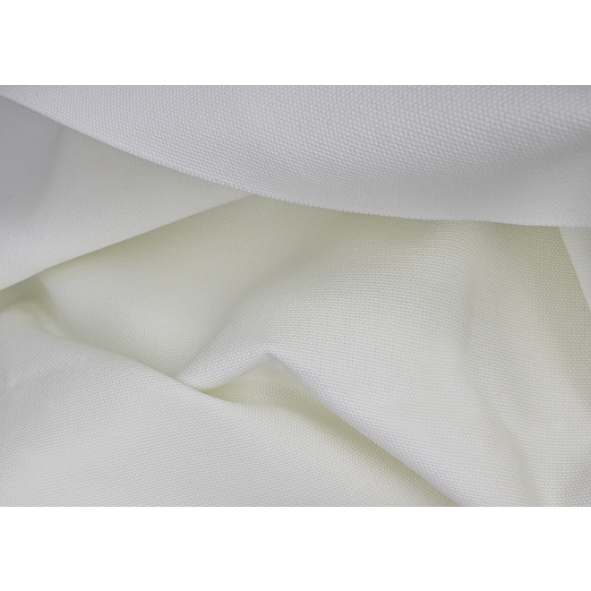 Schwerer Textil Duschvorhang Sunset aus 100% Polypropylen in wollweiß Maßanfertigung schwer entflammbar