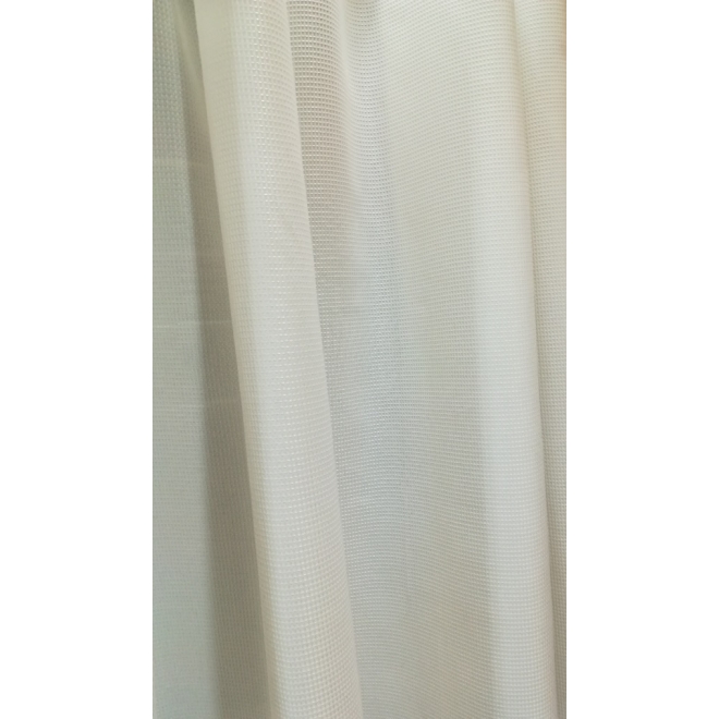 Textil Duschvorhang Waffelpique Luxor weiß