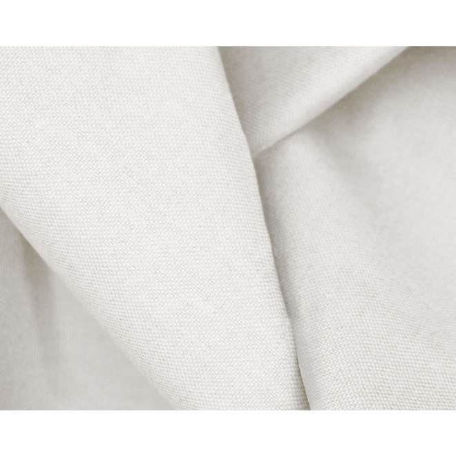 Duschvorhang Textil Linolux Leinen/Baumwolle, Farbe wollweiß alle Größen und Sondermaße