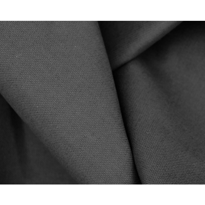 Duschvorhang Textil Linolux Leinen/Baumwolle, Steingrau in vielen Größen und Sondermaßen