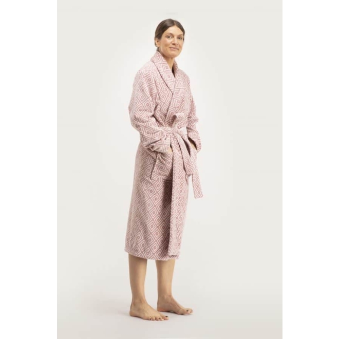 Bademantel Damen Seskaroe von Pelle Vävare in rosa