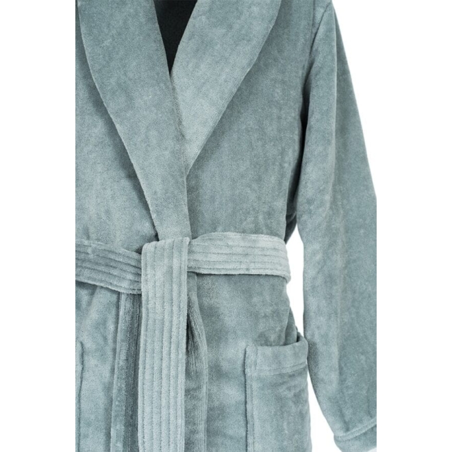Bademantel Damen Pellevävare Velour green