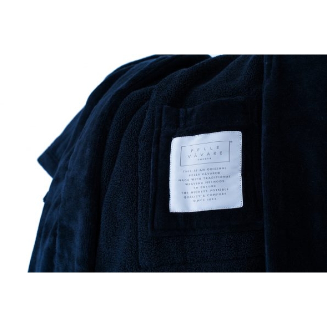 Bademantel Damen Pellevävare Velour navy