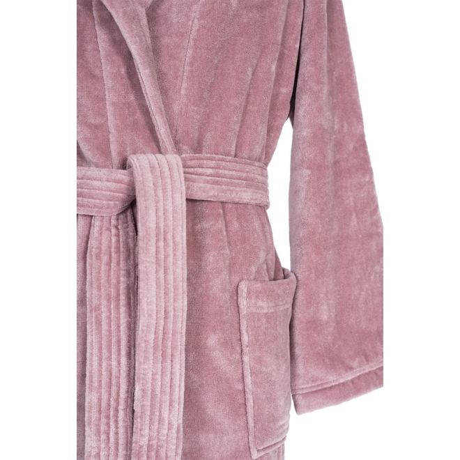 Bademantel Damen Torekov von Pelle Vävare in dusty pink