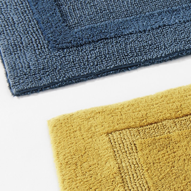 Badteppich "Reversible" Badematte Abyss Baumwolle in 60 Farben