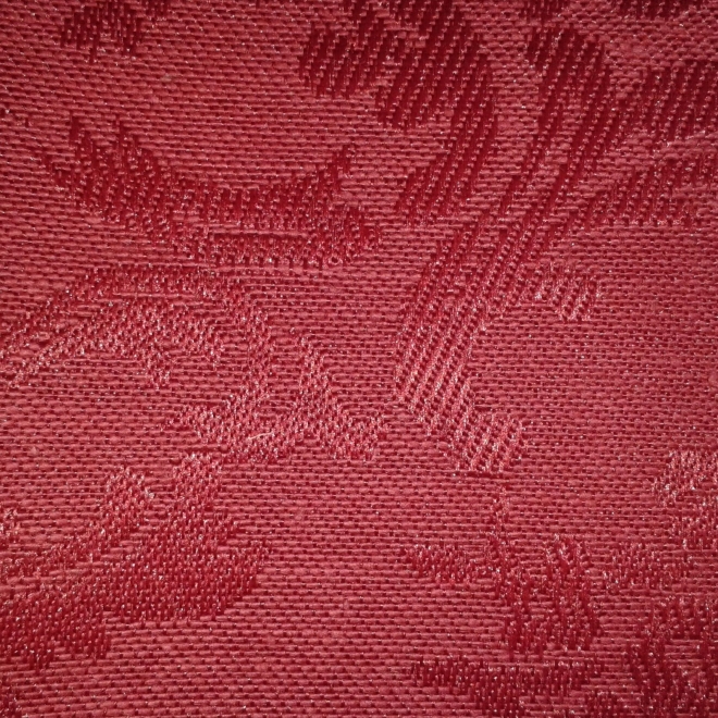 Duschvorhangstoff Textil Baumwolle/Polyester, Barock bordeauxrot 1,5 breite Meterware