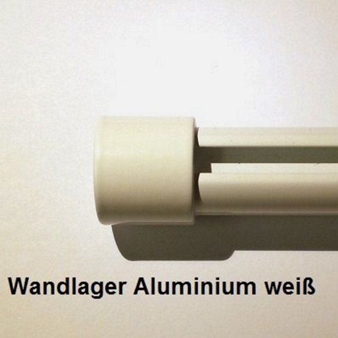 Duschvorhangstange Aluminium Halbkreis Radius 75cm für die Badewanne