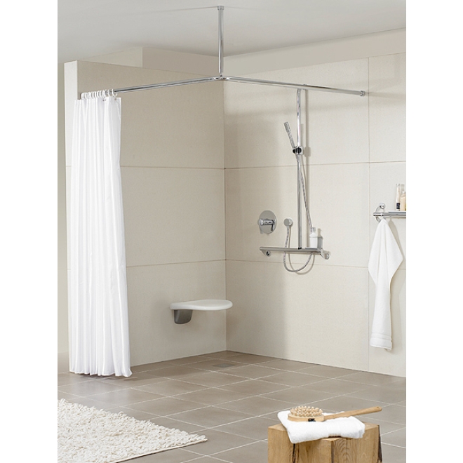 Duschvorhangstange L-Form
