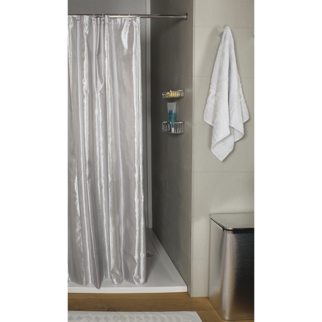 Duschvorhang Midas / silber / 180 x 132 cm