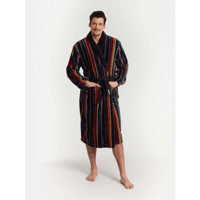 Bademantel Herren Sarek von Pelle Vävare gestreift