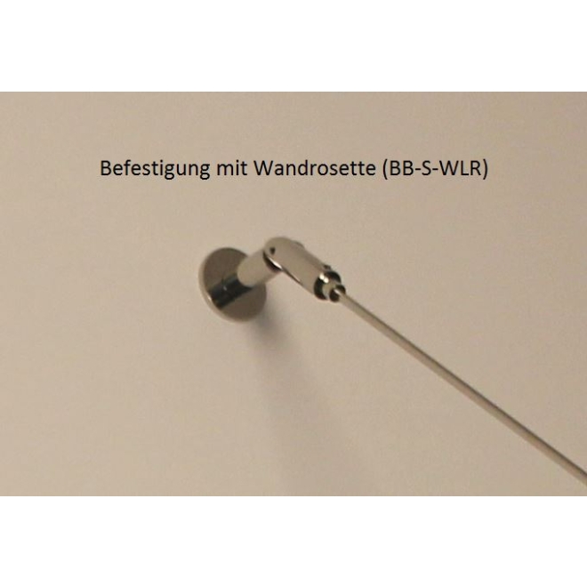Winkellager befestigt an der Wand