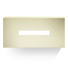 Decor Walther Papiertuchbox als Wand-oder Standmodell mit rechteckiger Öffnung in Chrom, Gold, Nickel satiniert