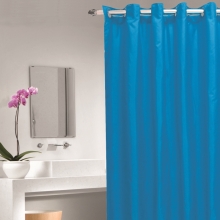Lisa Duschvorhang Textil blau 180cm x 200cm