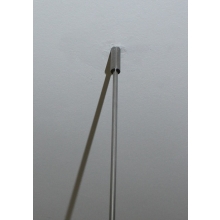 Duschvorhangstange Edelstahl 10 mm, 5 Eck von Burschberg für Eckwannen