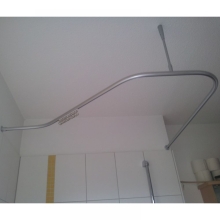 Duschvorhangstange in Sonderform