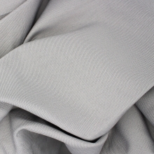 Schwerer Textil Duschvorhangstoff Sunset aus 100% Polypropylen in grau Meterware schwer entflammbar