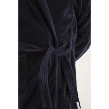 Bademantel Herren Torekov von Pelle Vävare in marineblau