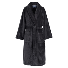 Bademantel Damen Pellevävare Velour grey