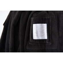 Bademantel Damen Pellevävare Velour grey