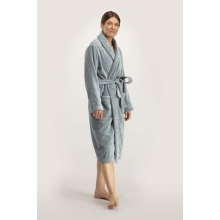 Bademantel Damen Pellevävare Velour green