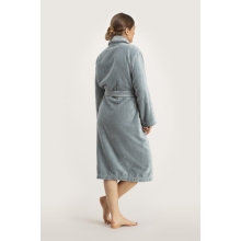 Bademantel Damen Pellevävare Velour green