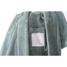 Bademantel Damen Pellevävare Velour green