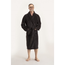 Bademantel Herren Torekov von Pelle Vävare in grey