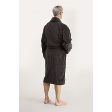 Bademantel Herren Torekov von Pelle Vävare in grey