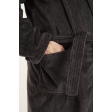 Bademantel Herren Torekov von Pelle Vävare in grey